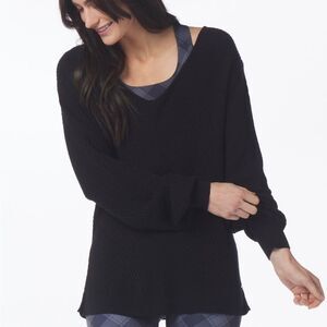 Glyder Small‎ Black Luxury Rib Sweater